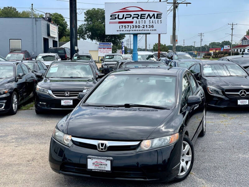 2008 Honda Civic for sale at Supreme Auto Sales in Chesapeake VA