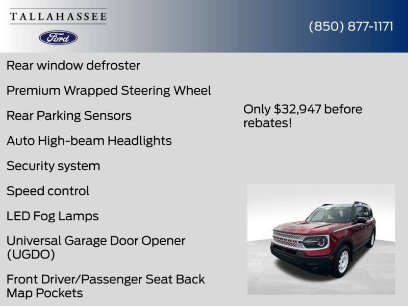 2025 Ford Bronco Sport Heritage