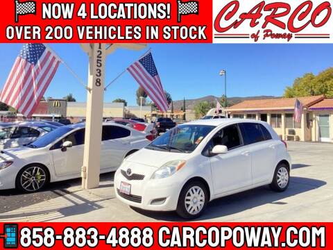2010 Toyota Yaris for sale at CARCO OF POWAY in Poway CA