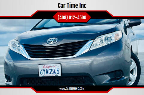 2012 Toyota Sienna for sale at Car Time Inc in San Jose CA