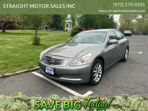 2007 Infiniti G35 for sale at STRAIGHT MOTOR SALES INC in Paterson NJ