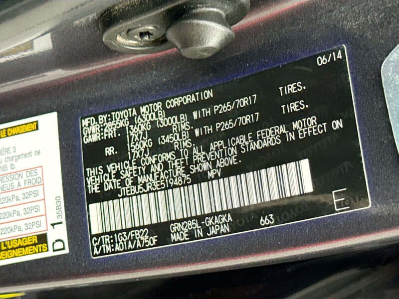 2014 Toyota 4Runner SR5