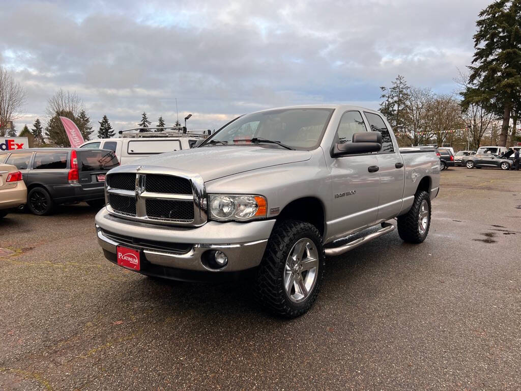 2005 Dodge Ram 1500 for sale at PLATINUM AUTO SALES INC in Lacey, WA