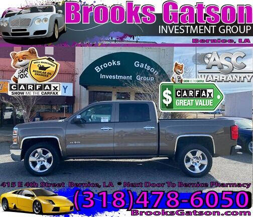 2014 Chevrolet Silverado 1500 for sale at Brooks Gatson Investment Group in Bernice LA