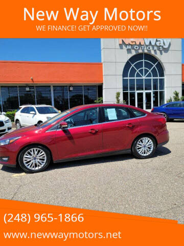 2016 Ford Focus for sale at New Way Motors in Ferndale MI