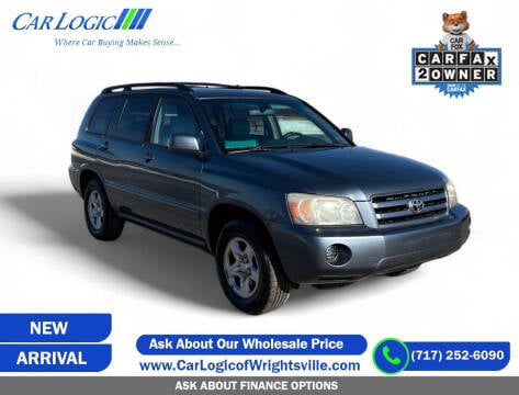 2005 Toyota Highlander for sale at Car Logic of Wrightsville in Wrightsville PA