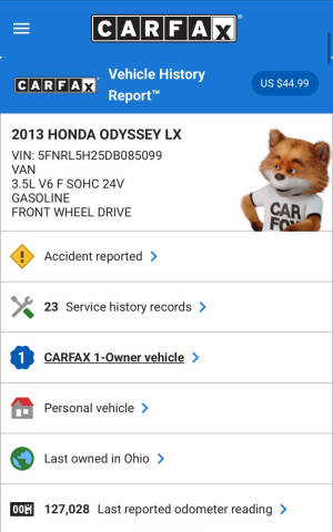 2013 Honda Odyssey LX