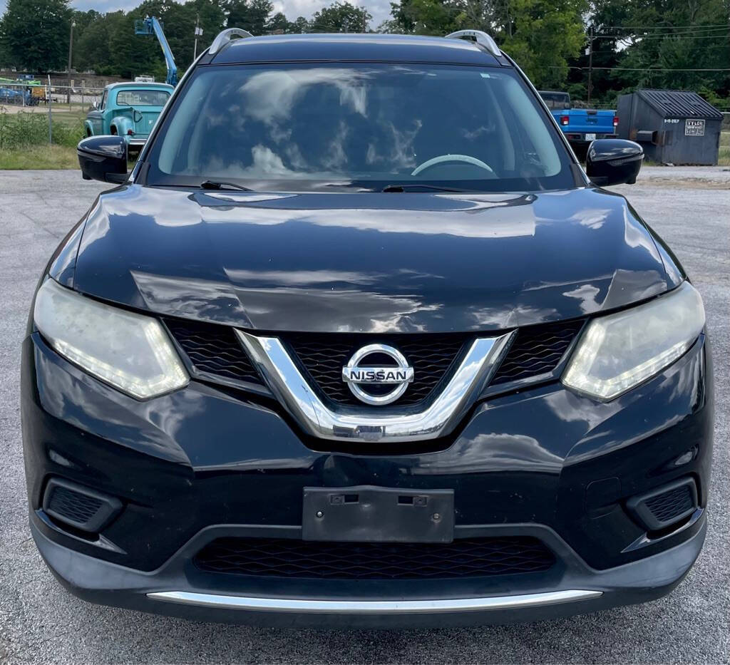 Black 2016 Nissan Rogue SV SV 4dr Crossover 2
