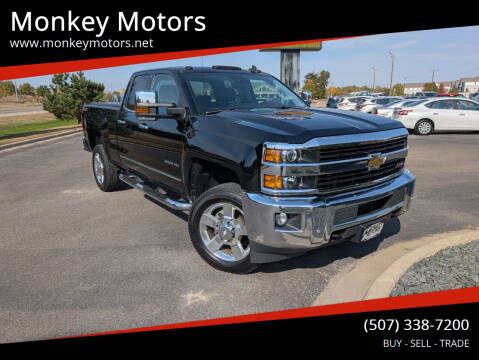 2016 Chevrolet Silverado 2500HD for sale at Monkey Motors in Faribault MN