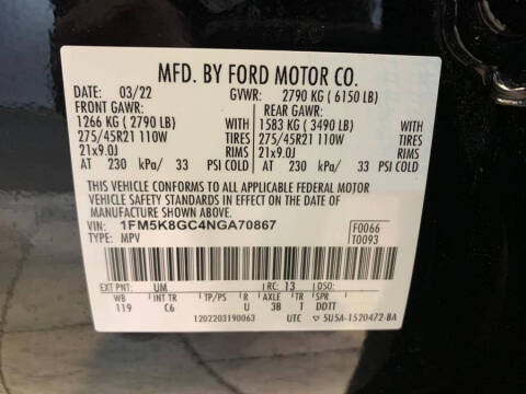 2022 Ford Explorer ST