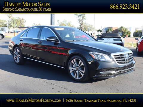 2018 Mercedes-Benz S-Class for sale at Hawley Motor Sales in Sarasota FL
