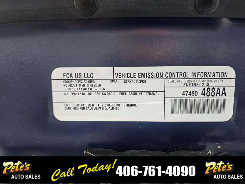 2016 Jeep Cherokee Sport