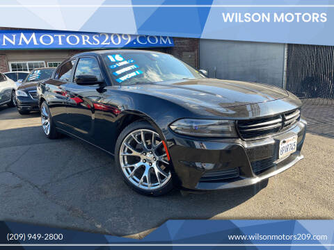 2016 Dodge Charger for sale at WILSON MOTORS in Stockton CA
