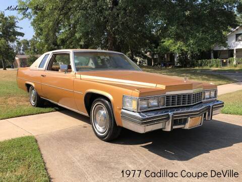 1977 Cadillac DeVille for sale at MIDWAY AUTO SALES & CLASSIC CARS INC in Fort Smith AR