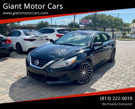 2016 Nissan Altima for sale at Giant Motor Cars in Tampa FL