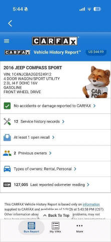 2016 Jeep Compass Sport
