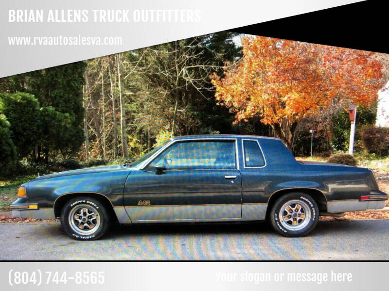1987 Oldsmobile Cutlass Supreme for sale at BRIAN ALLEN'S TRUCK OUTFITTERS in Midlothian VA