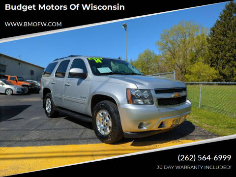 2014 Chevrolet Tahoe for sale at Budget Motors of Wisconsin in Racine WI