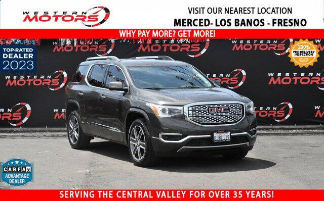 2019 GMC Acadia for sale at Western Motors Los Banos in Los Banos CA