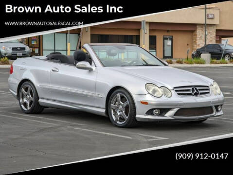 2008 Mercedes-Benz CLK for sale at Brown Auto Sales Inc in Upland CA