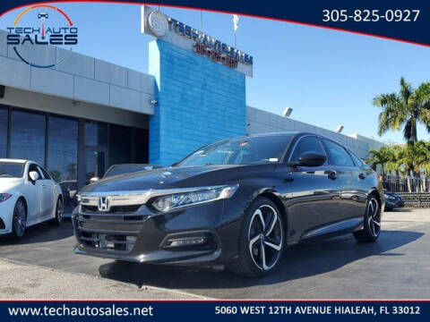 2019 Honda Accord for sale at Tech Auto Sales in Hialeah FL