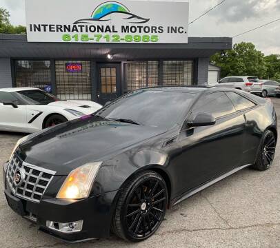 2012 Cadillac CTS for sale at International Motors & Service INC in Nashville TN