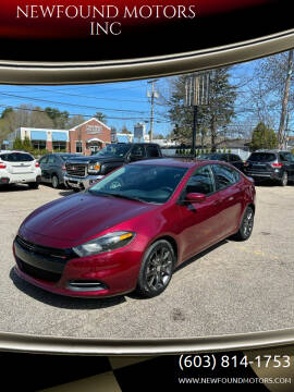 2015 Dodge Dart for sale at NEWFOUND MOTORS INC in Seabrook NH