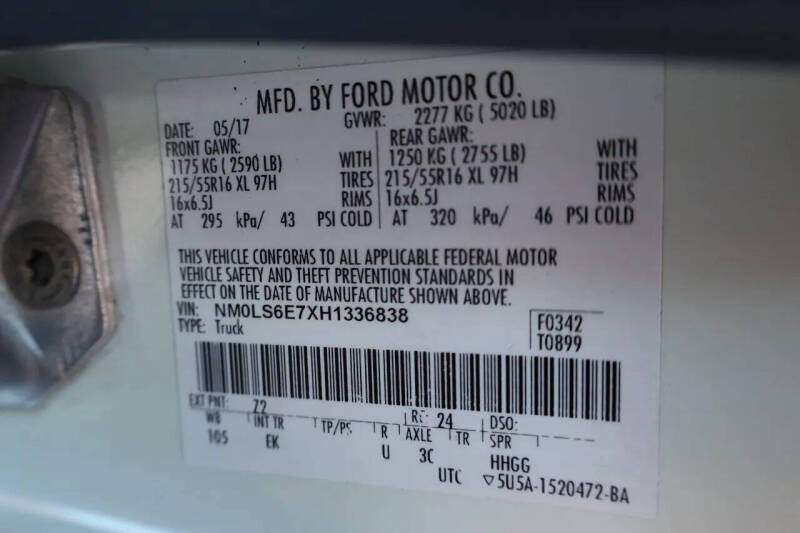 2017 Ford Transit Connect XL