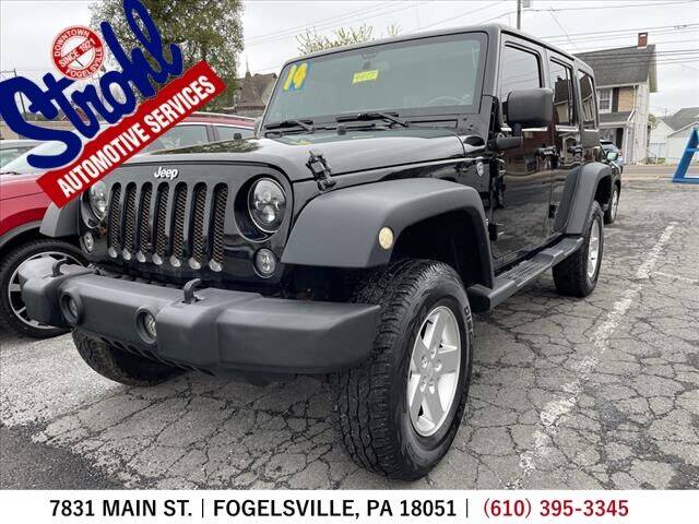 2014 Jeep Wrangler Unlimited for sale at Strohl Automotive Services in Fogelsville PA