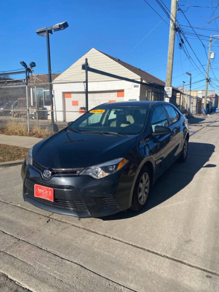 2015 Toyota Corolla for sale at Macks Motor Sales in Chicago, IL