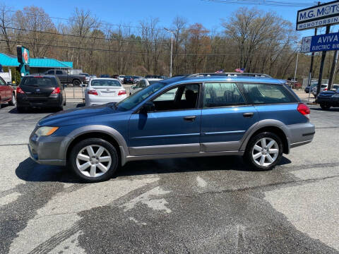 2008 Subaru Outback for sale at M G Motors in Johnston RI