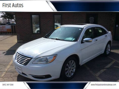 2013 Chrysler 200 for sale at First  Autos in Rockford IL
