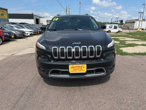 2014 Jeep Cherokee for sale at Brothers Used Cars Inc in Sioux City IA