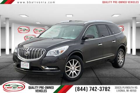 2015 Buick Enclave for sale at Best Bet Auto in Livonia MI