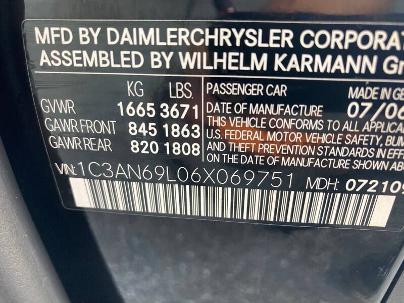 2006 Chrysler Crossfire Limited