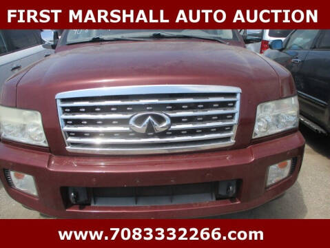 2010 Infiniti QX56 for sale at First Marshall Auto Auction in Harvey IL