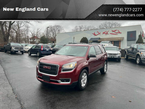 2015 GMC Acadia for sale at New England Cars in Attleboro MA