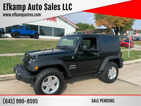 2012 Jeep Wrangler for sale at Efkamp Auto Sales LLC in Des Moines IA