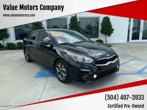 2020 Kia Forte for sale at Value Motors Company in Marrero LA