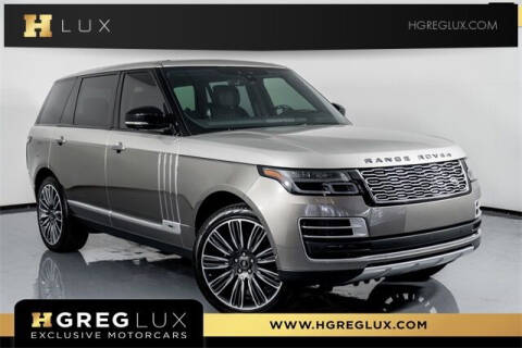 2021 Land Rover Range Rover for sale at HGREG LUX EXCLUSIVE MOTORCARS in Pompano Beach FL