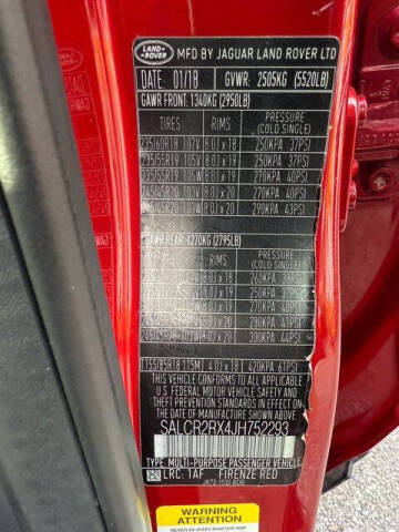 2018 Land Rover Discovery Sport HSE