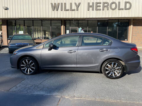 2015 Honda Civic for sale at Willy Herold Automotive in Columbus GA