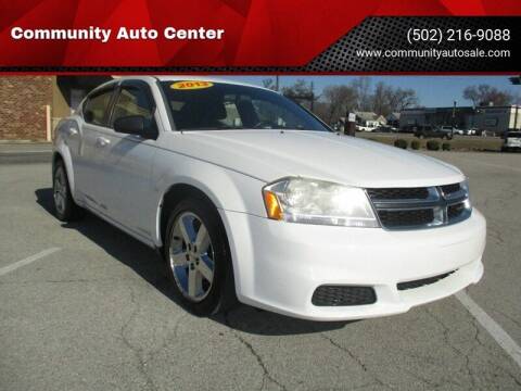 2013 Dodge Avenger for sale at Community Auto Center in Jeffersonville IN