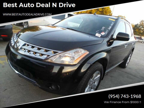 2006 Nissan Murano for sale at Best Auto Deal N Drive in Hollywood FL