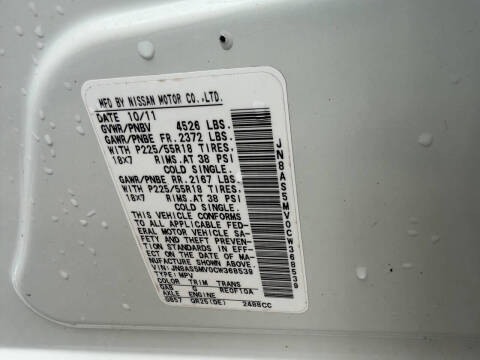 2012 Nissan Rogue SV w/SL Package