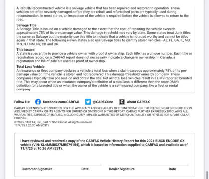 2021 Buick Encore GX Preferred
