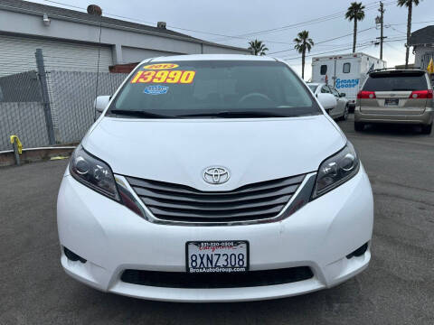 2013 Toyota Sienna for sale at BROS AUTO GROUP LLC in Salinas CA