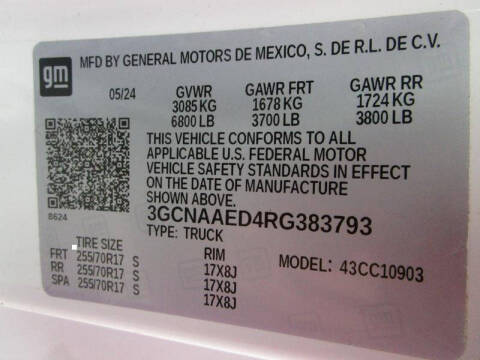 2024 Chevrolet Silverado 1500 Work Truck