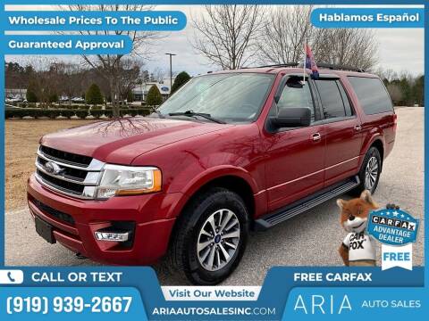 2016 Ford Expedition EL for sale at ARIA AUTO SALES INC in Raleigh NC