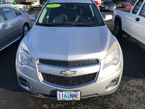 2013 Chevrolet Equinox for sale at ET AUTO II INC in Molalla OR